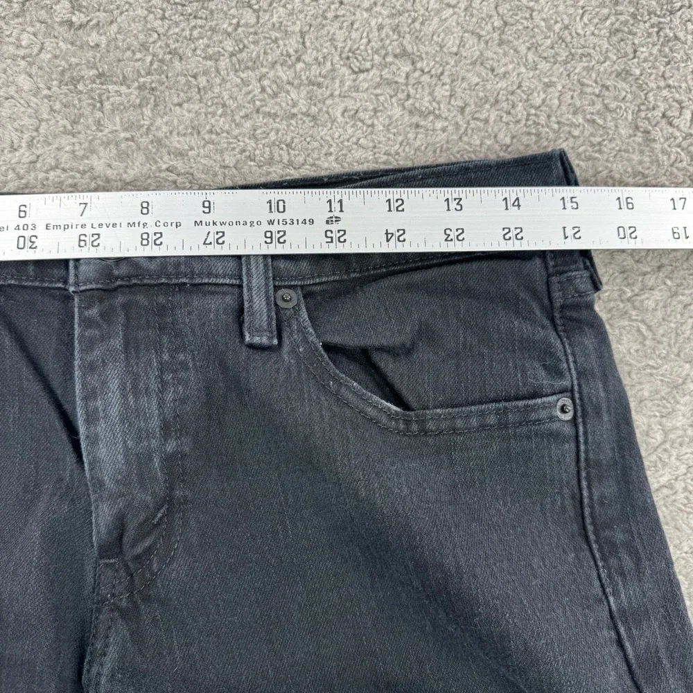 Levis 511 Slim Fit Black Jeans Mens 29x32 04511-4406 Dark Wash Denim Pants